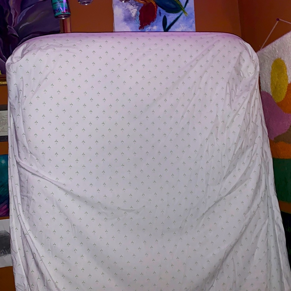 flower twin bed sheet